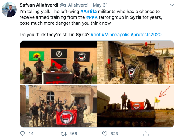 YPG antifa Syria