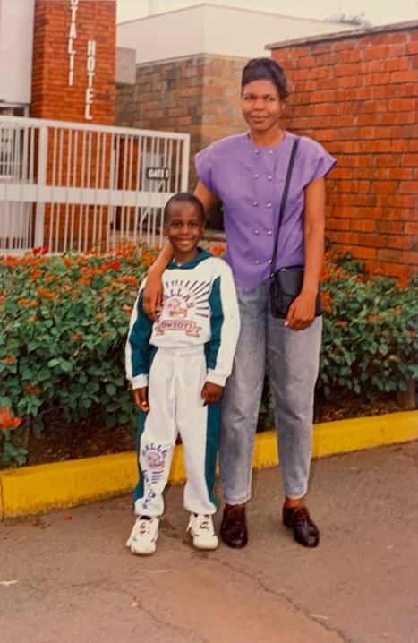 Maggie Turner pictured with her son Malcolm Bidali (Supplied) 