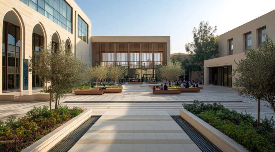 Example of a service sector building according to Egypt's Gaza plan (Screengrab)