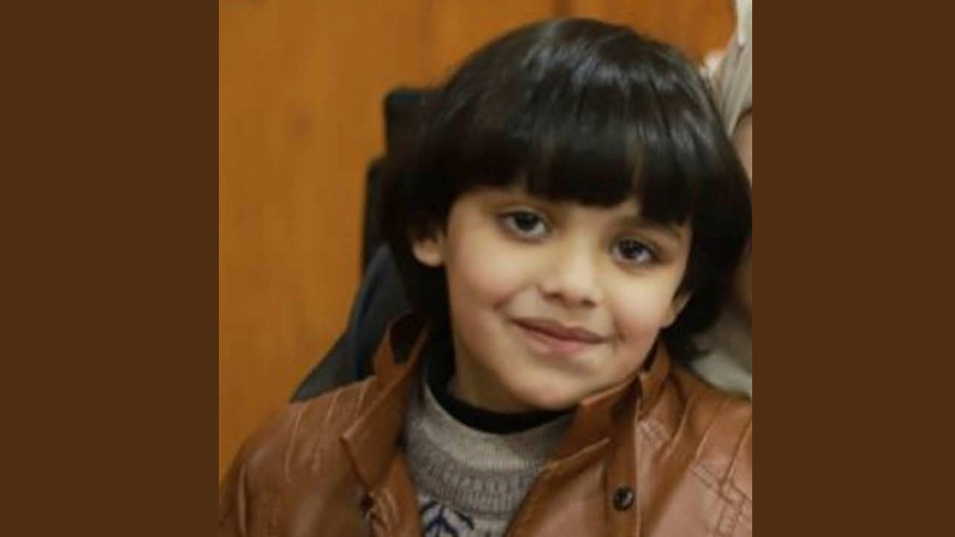 Yaman, pictured in an undated photo shared by his mother Aya Shamma, was one of two children killed in an Israeli air strike on their family home in Gaza in January 2024 (Facebook)
