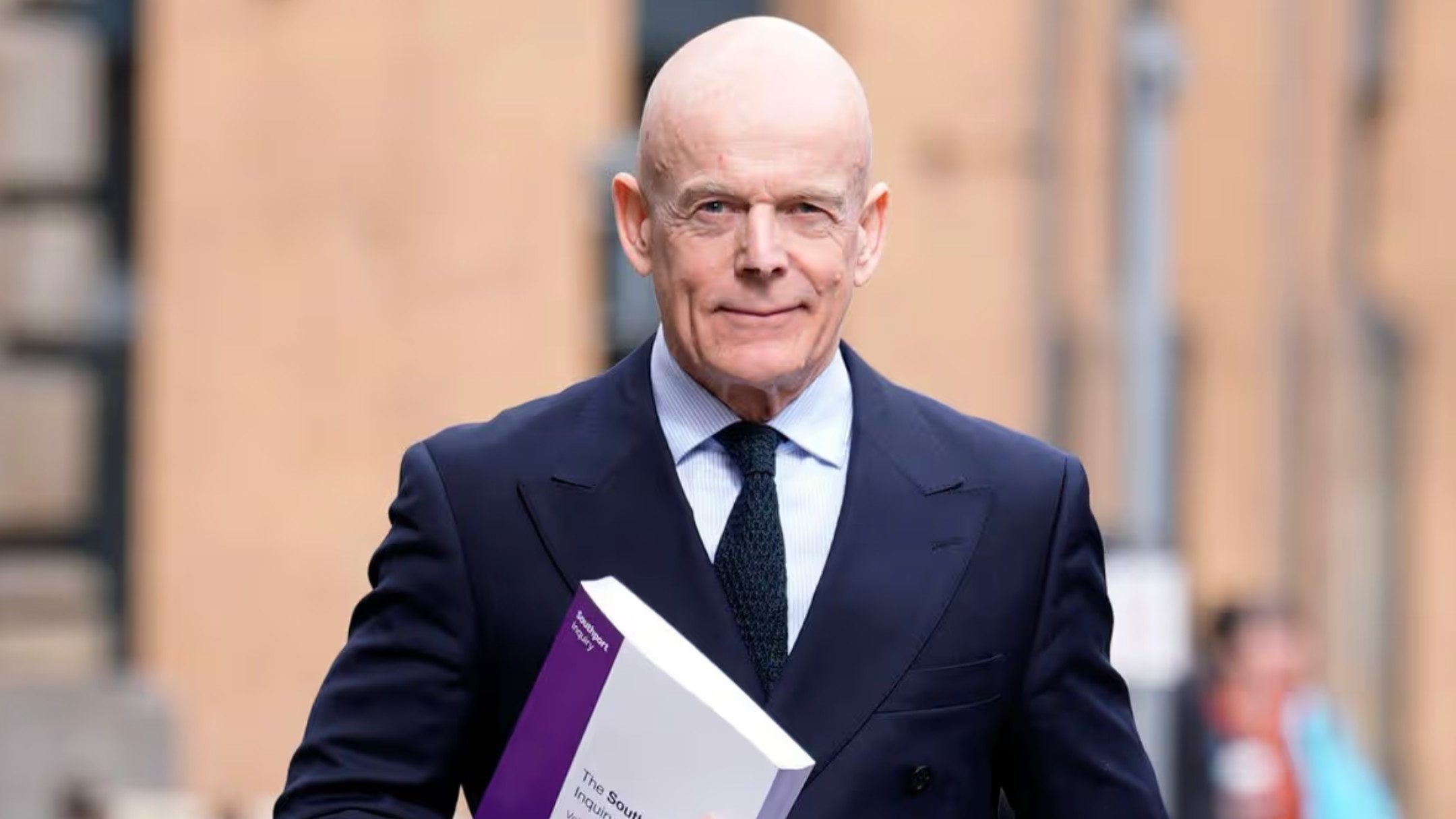 Sir Adrian Fulford led the inquiry into the Southport killings and published his findings on Monday. (Screengrab/X)