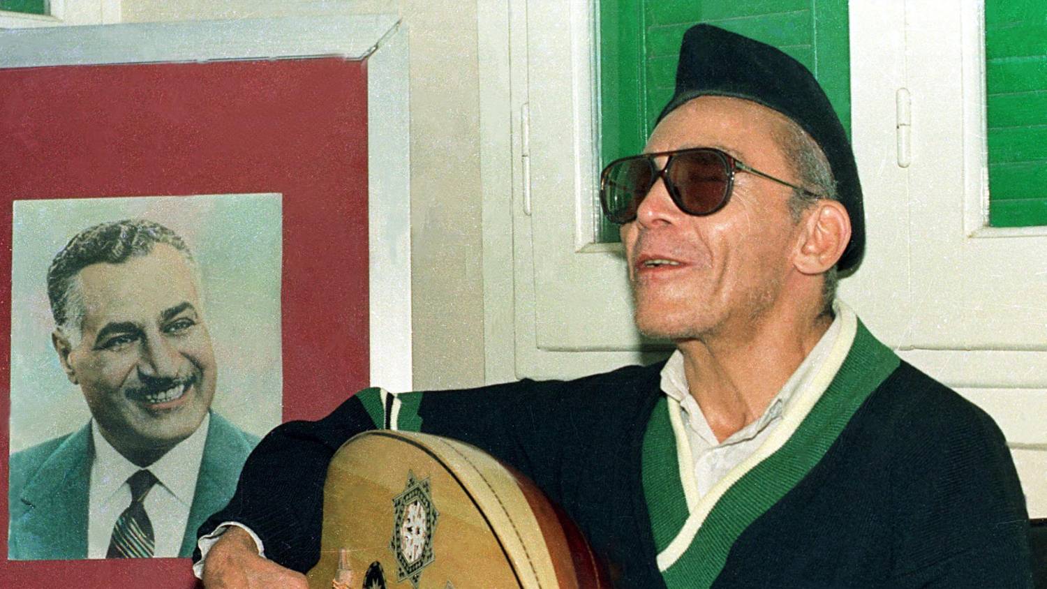 Cheikh Imam a été emprisonné à plusieurs reprises pour ses chansons satiriques contre le gouvernement (AFP)