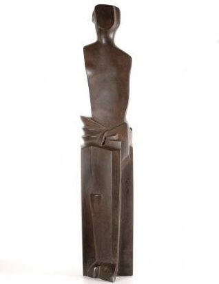 « Silhouette assise » d’Adam Henein, 1991 (avec la permission de la Karim Francis Gallery, Le Caire)