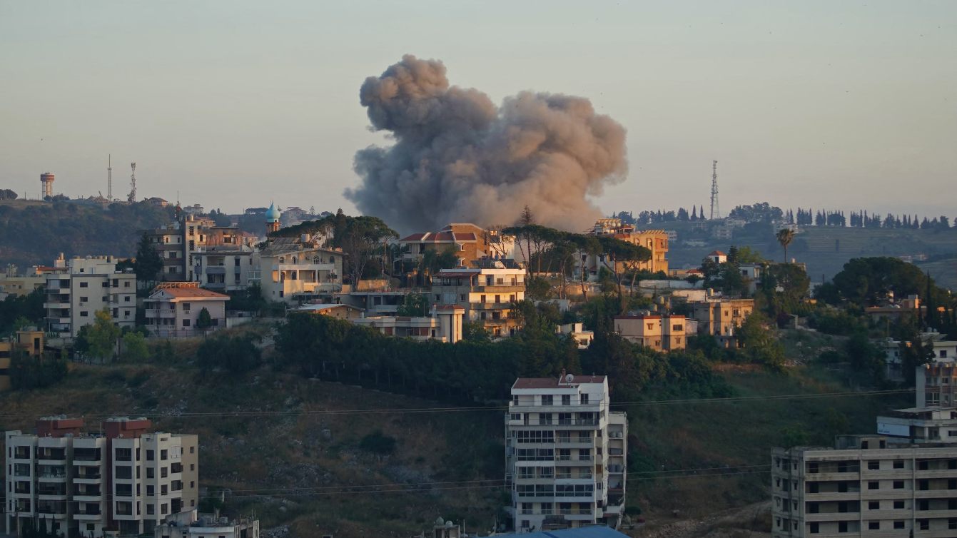Smoke rises after Israeli airstrike targeting Nabatieh in southern Lebanon, 12 June 2026 (Abbas Fakih/AFP)