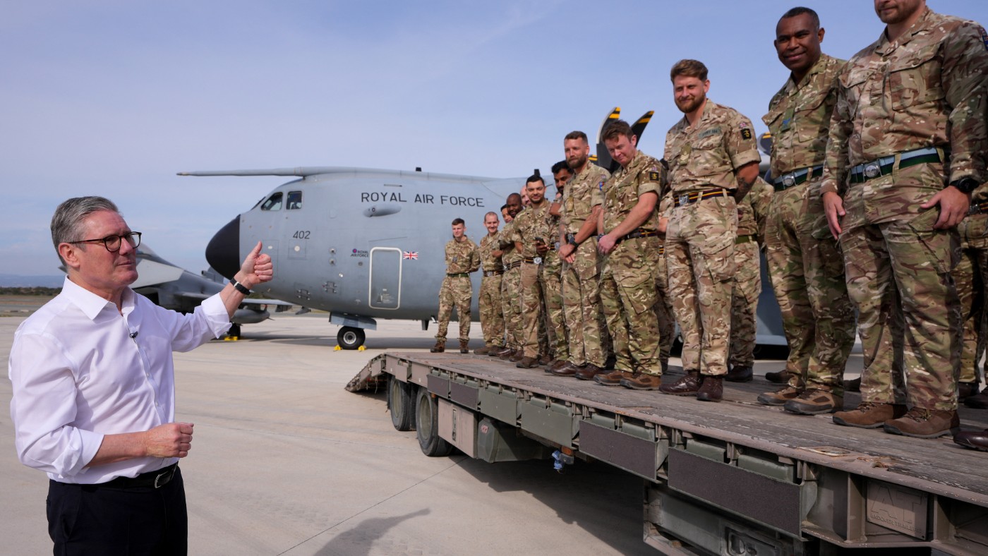 Starmer Akrotiri AFP