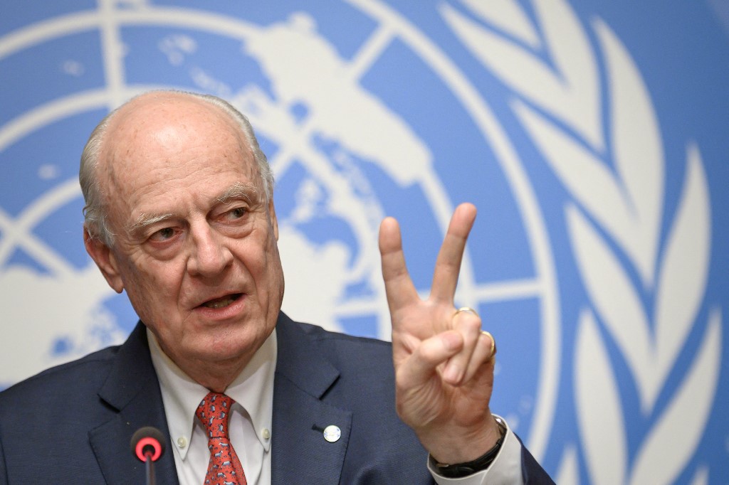 UN Special Envoy for Syria Staffan de Mistura