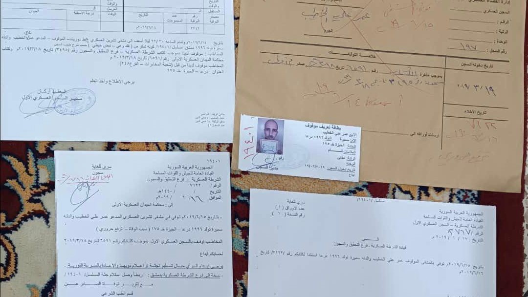 Documents supplied by Al-Khatib family 