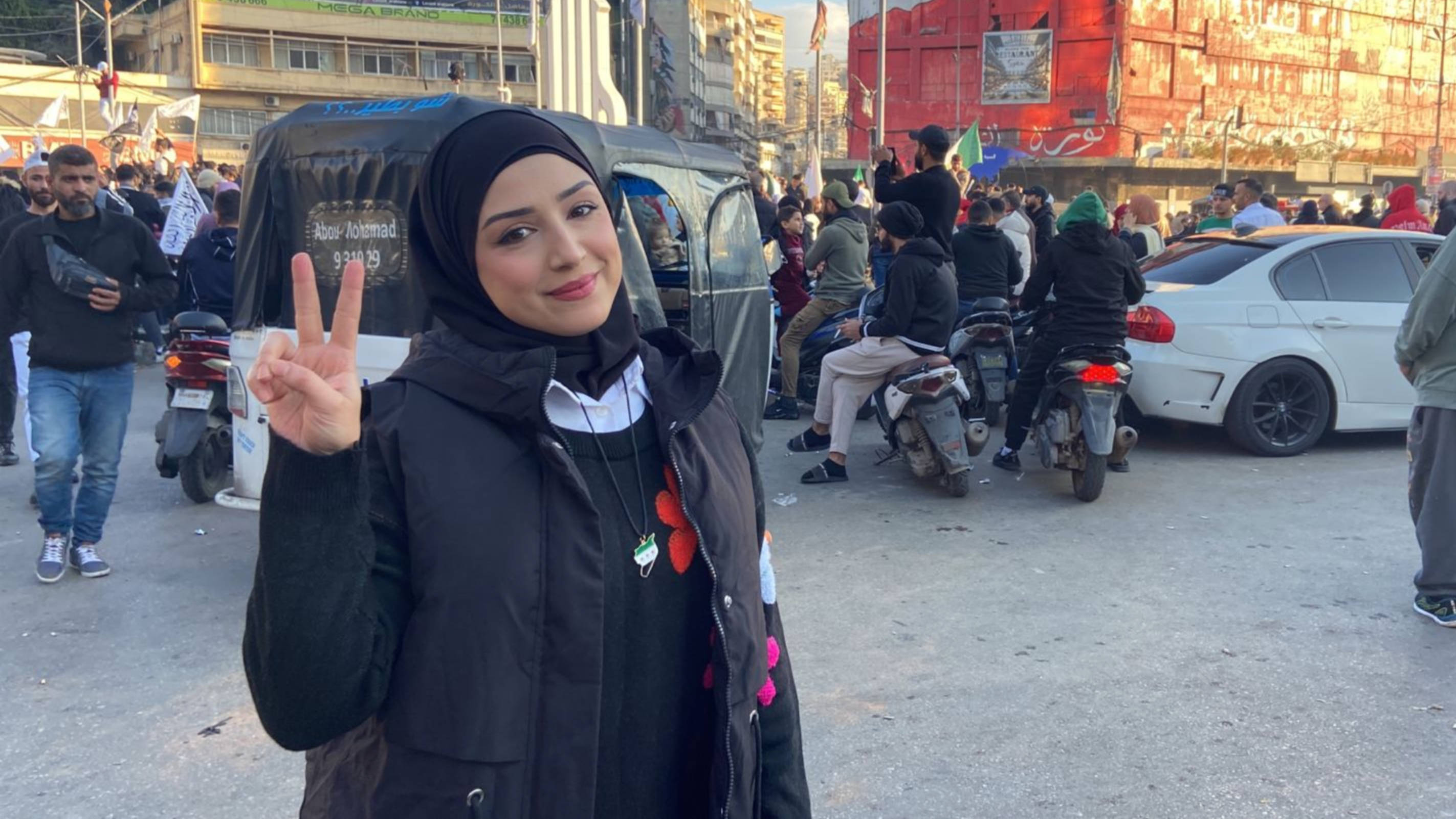 Abeer Khayat, 33, fled the war in Syria to Lebanon in 2012 (Madeline Edwards/MEE)