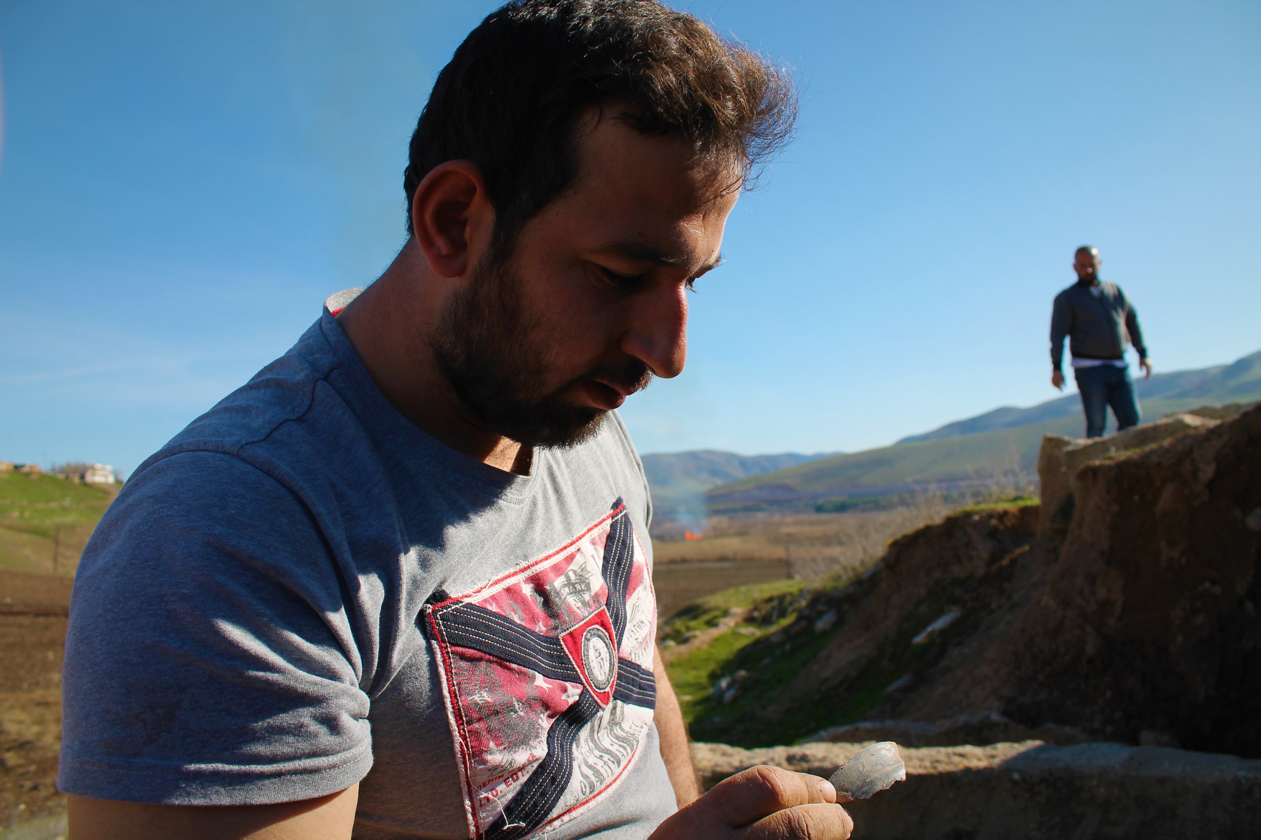 Excavations find a vessel piece in Basur Mound