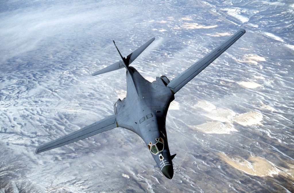 A US B-1B Lancer bomber