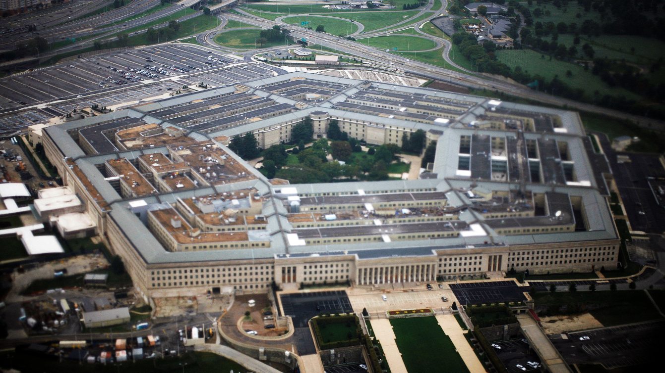 Aerial view of the United States military headquarters, the Pentagon, 28 September 2008. REUTERS 