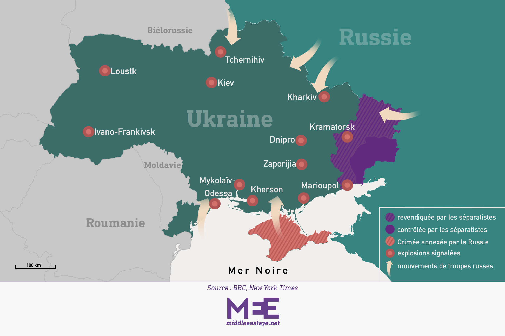 carte ukraine