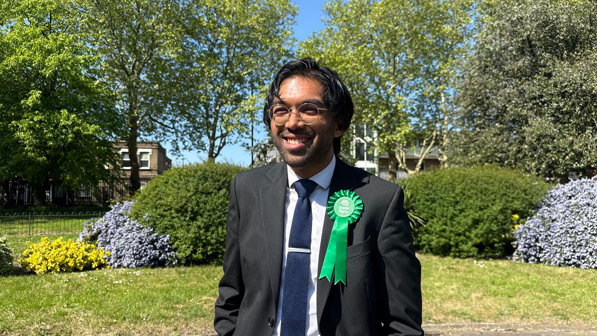 Areeq Chowdhury is the Green candidate for the mayor of Newham. (Mohammed Adnan/MEE)