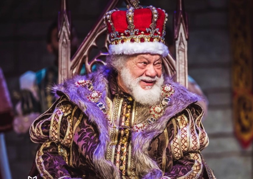 Yehia El Fakharani dans une production du Roi Lear au théâtre The Marquee (Cairo Show)
