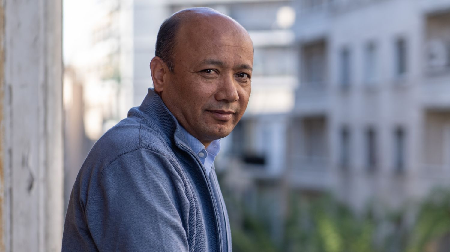 Basement mosques and other unofficial prayer spaces are still used by Muslims in Greece says Yonous Muhammadi (Patrick Strickland/MEE)