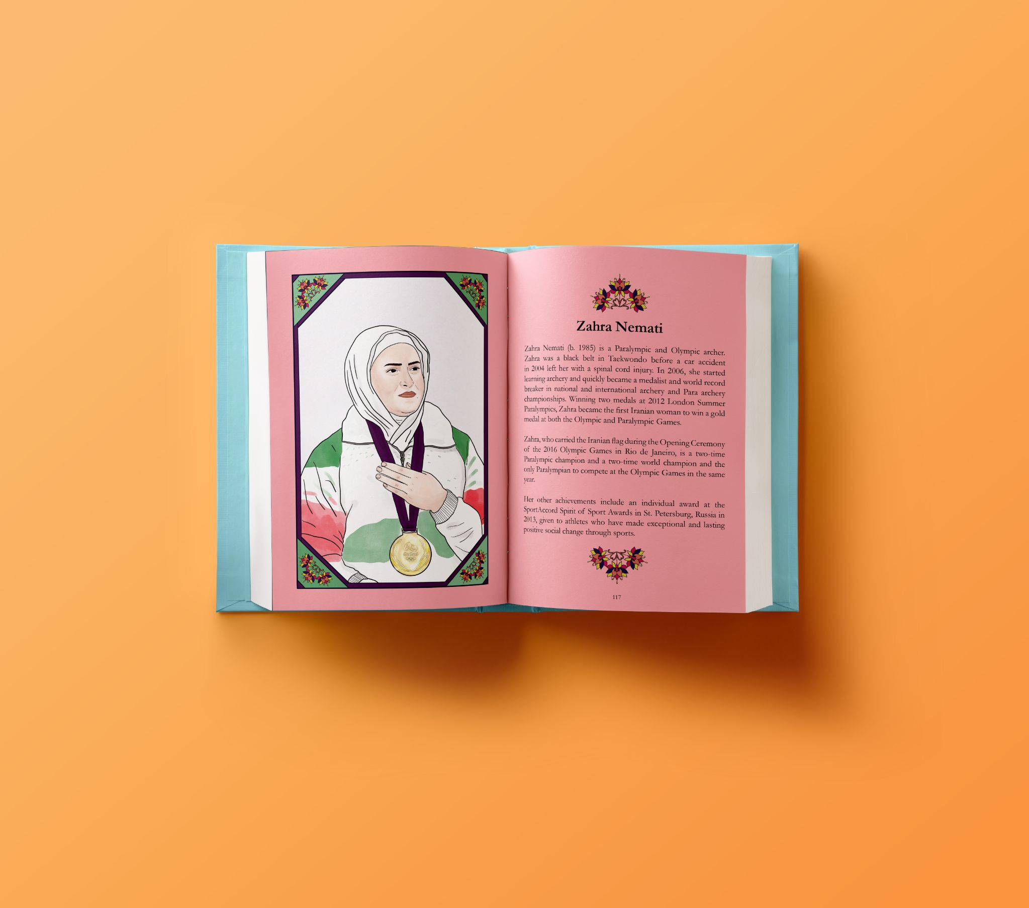 Zahra Nemati became the first Iranian woman to win a gold medal at both the Olympic and Paralympic Games