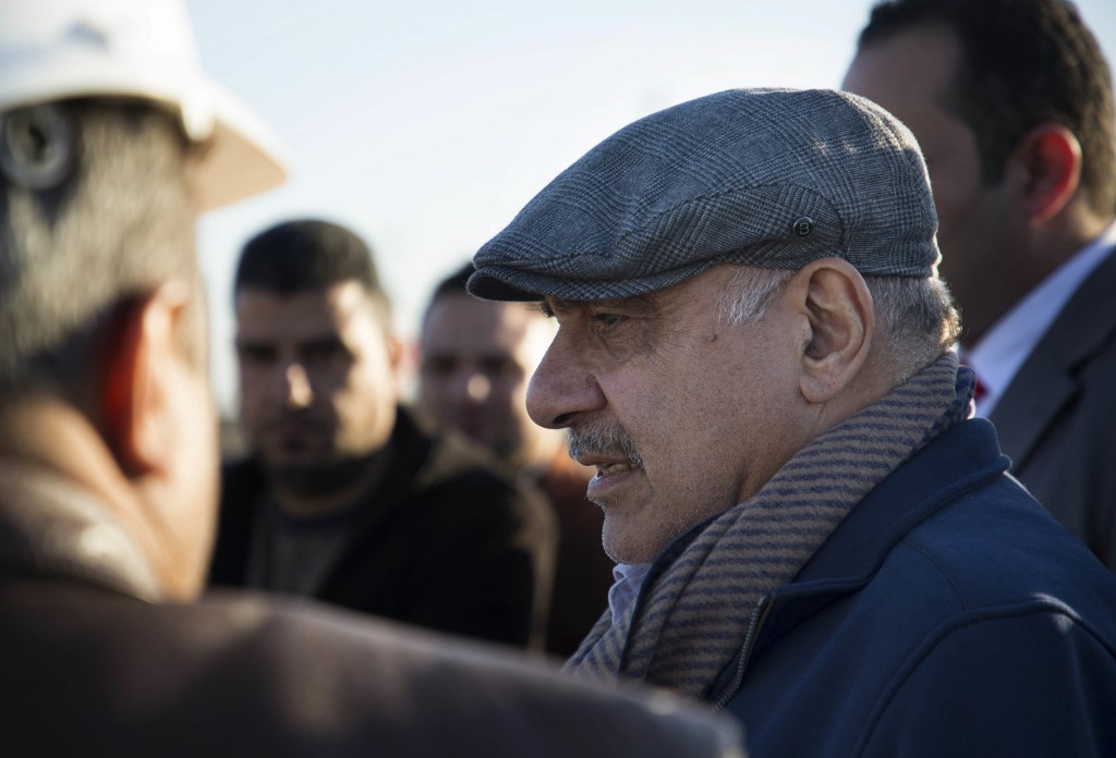 Iraqi Prime Minister Adil Abdul-Mahdi is pictured in Basra on 20 January (AFP)