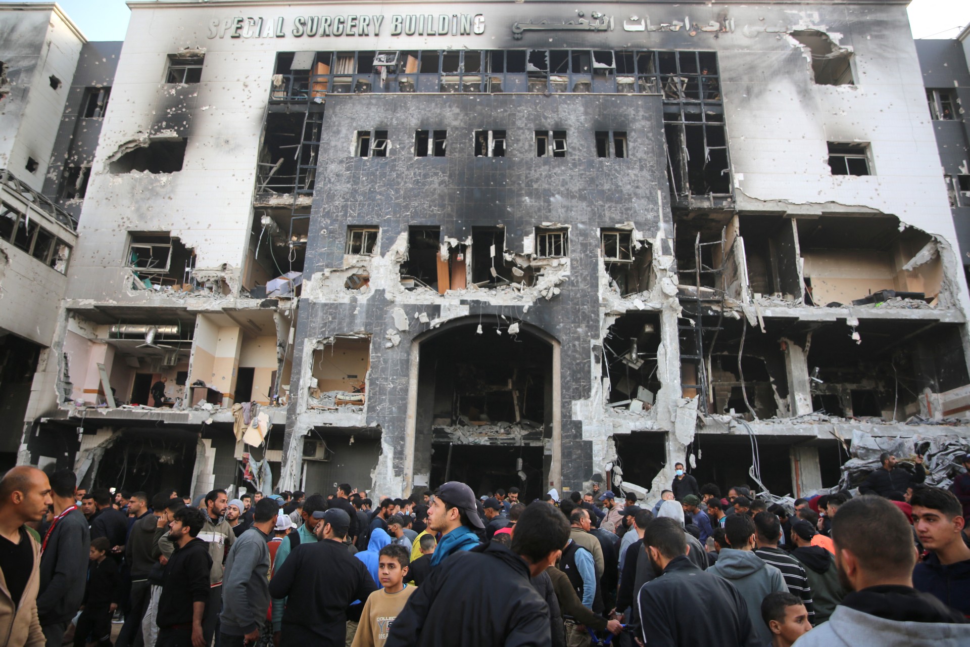 al shifa hospital damage