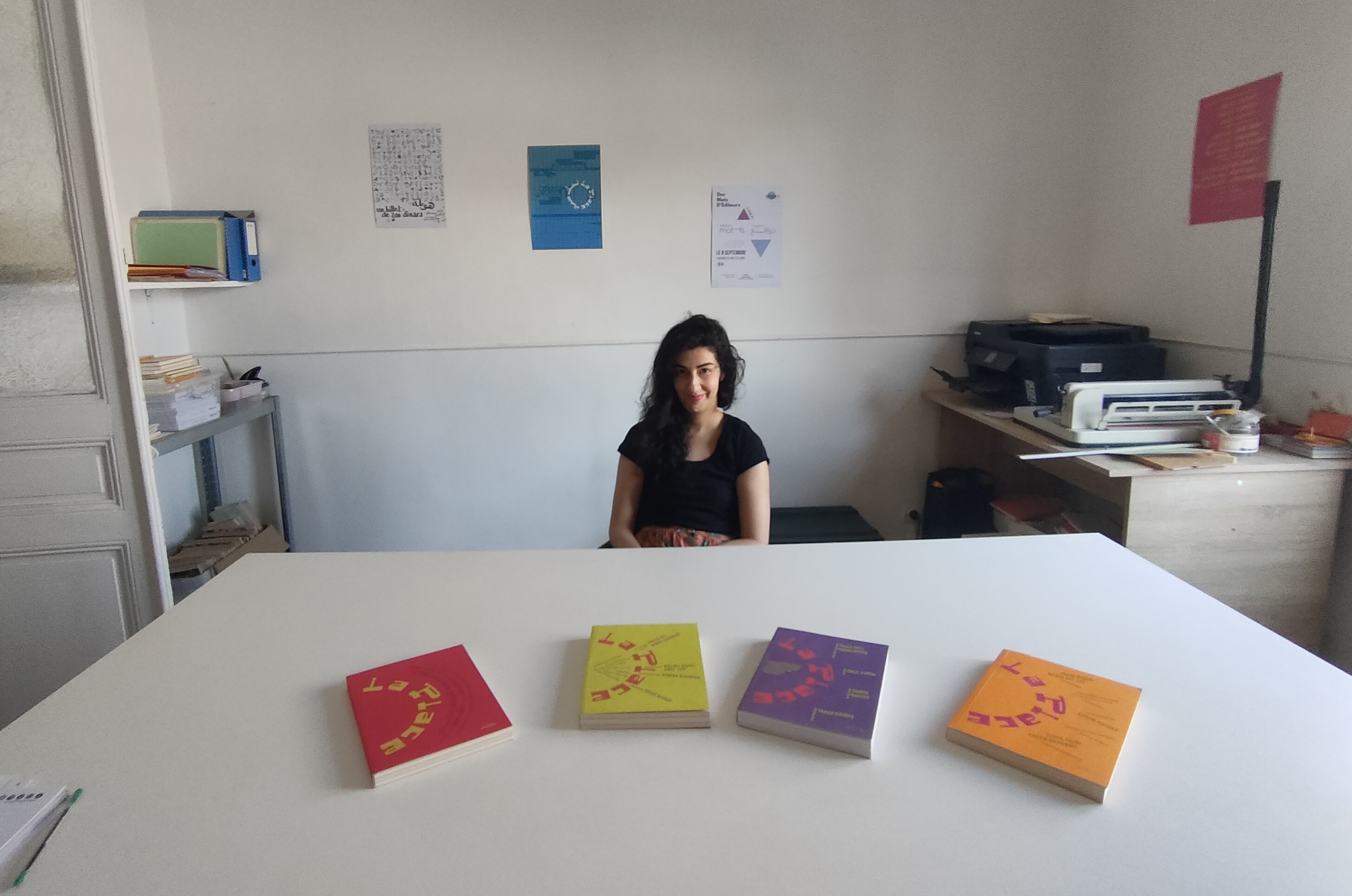 Maya Ouabadi, cofounder of the annual Arabic-French magazine La Place-Lblassa (provided)