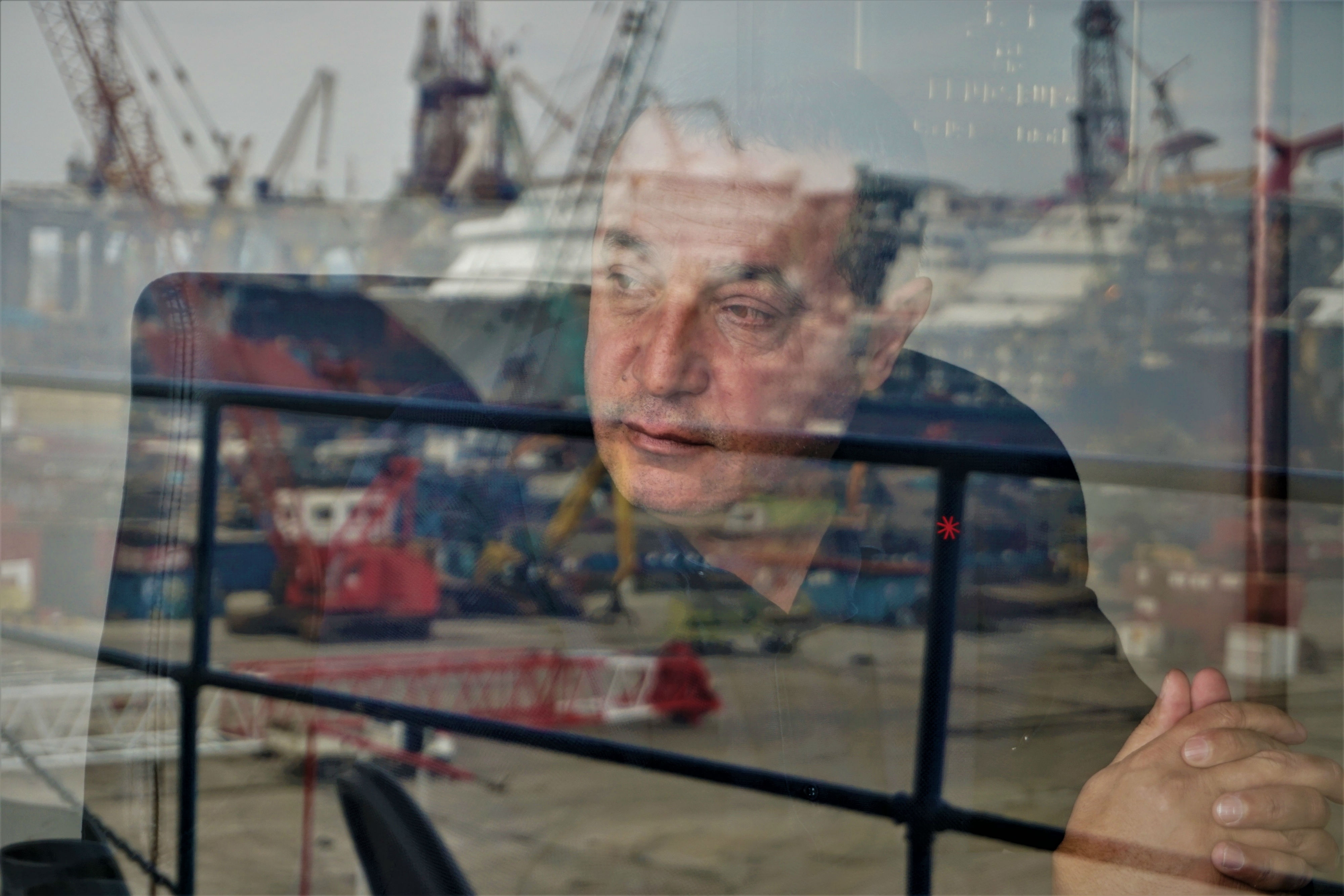 Kamil Onal, 48, is chief executive of OGE Ship Dismantling, a family company founded by his father in 1974 (MEE/Nimet Kirac)