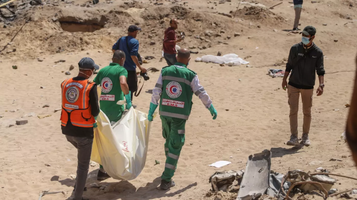 recovered body al-shifa hospital 