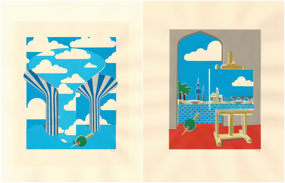 AlYaqoub's art focuses on Kuwait's chronicle as a nation state (Aseel AlYaqoub)