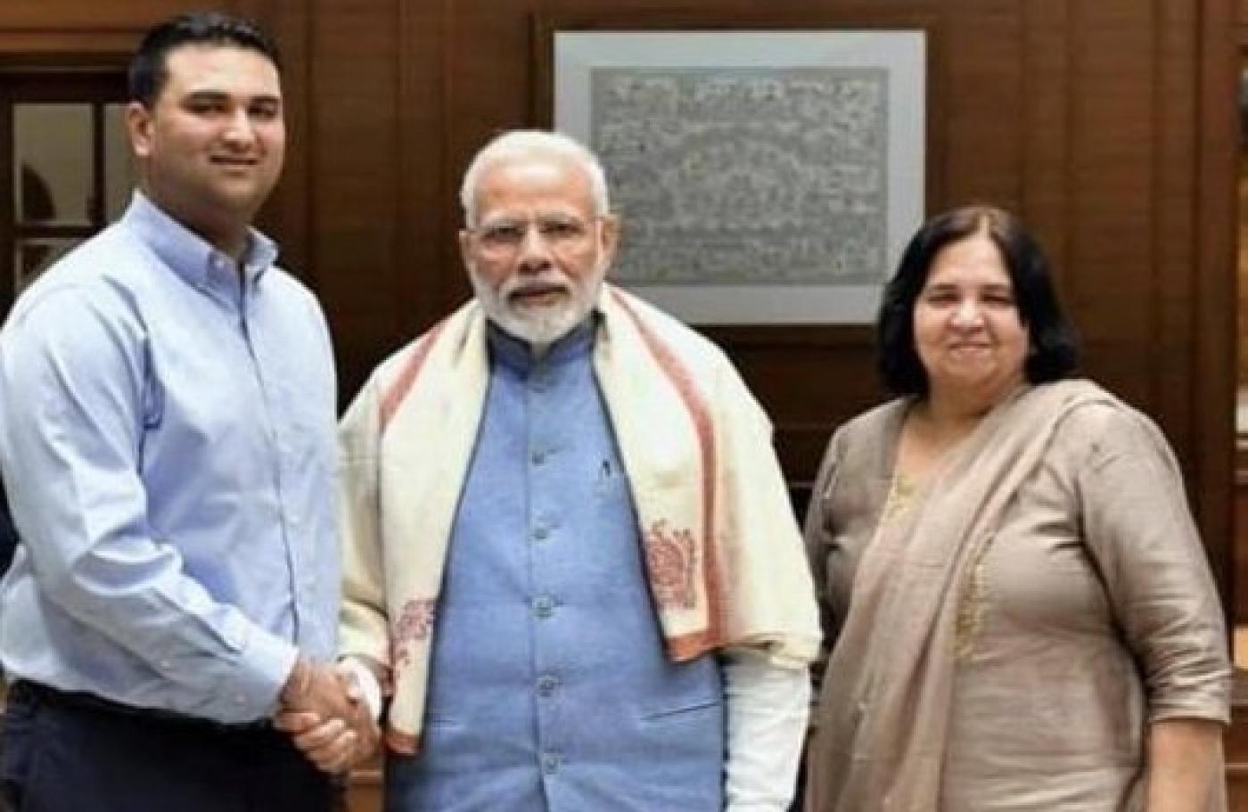 Amit Jani and Narendra Modi