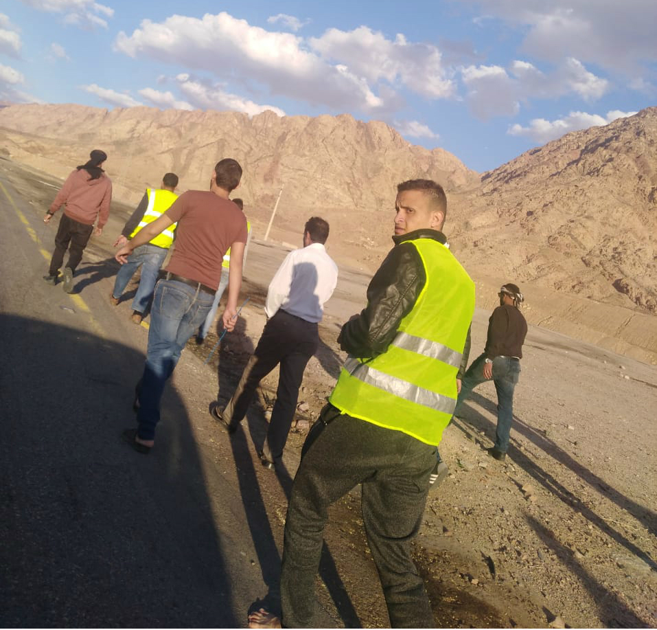 Unemployed Jordanians walked 336 km from the port city of al-Aqaba to Amman (Supplied)