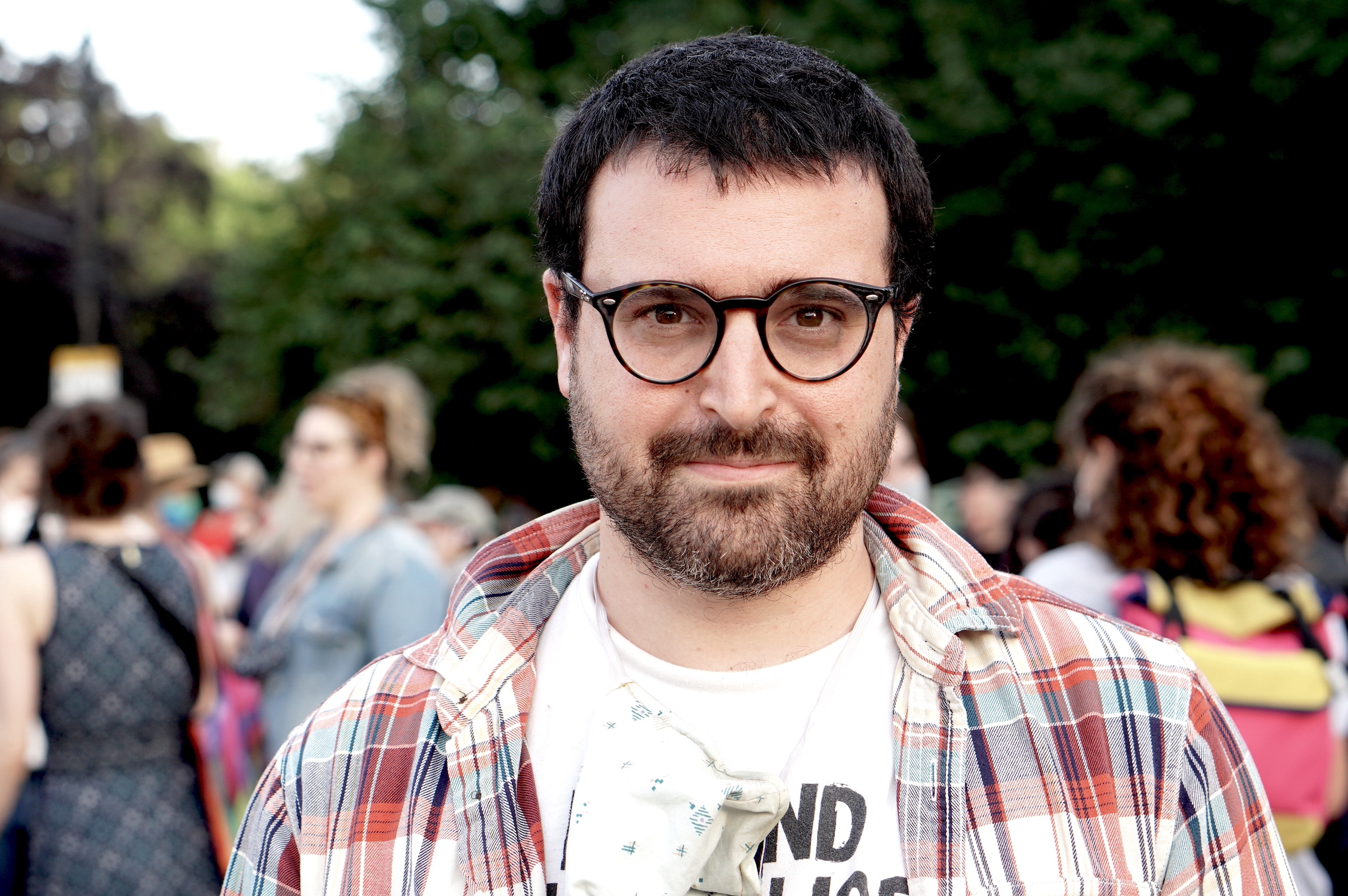 Asaf Israeli-American protesting against Israel 