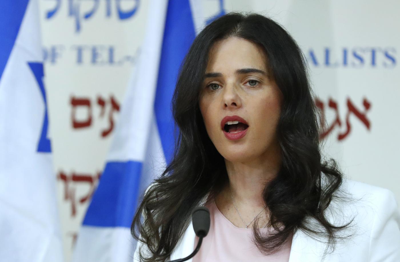 Former Israeli Justice Minister Ayelet Shaked (AFP)