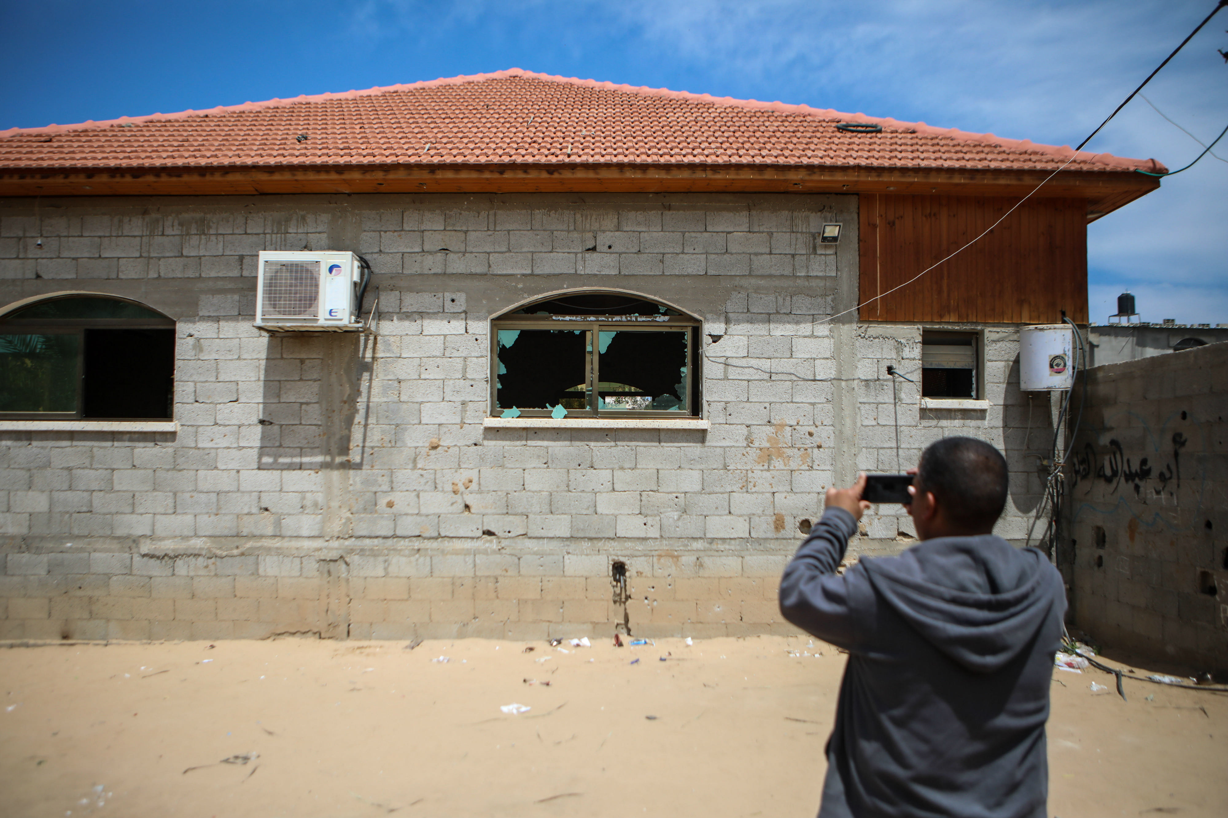 The house where Sebba Mahmoud Abu Arar and her aunt were killed in Gaza's al-Zaitoun (MEE/Mohammed al-Hajjar)
