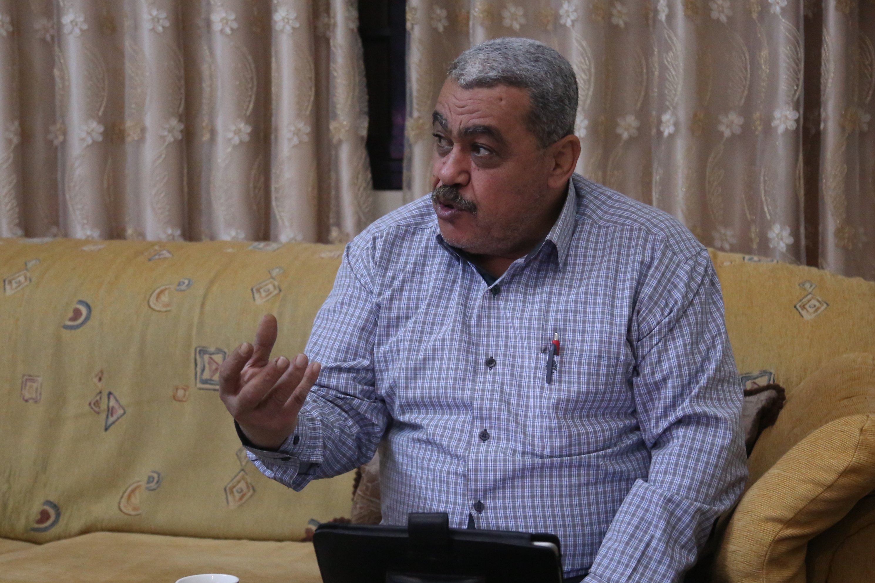 'Everyone knows I'm against Mahmoud Abbas, I'm against his actions and his authority,' said Abu Safeyeh (MEE/Samar Abu Elouf)