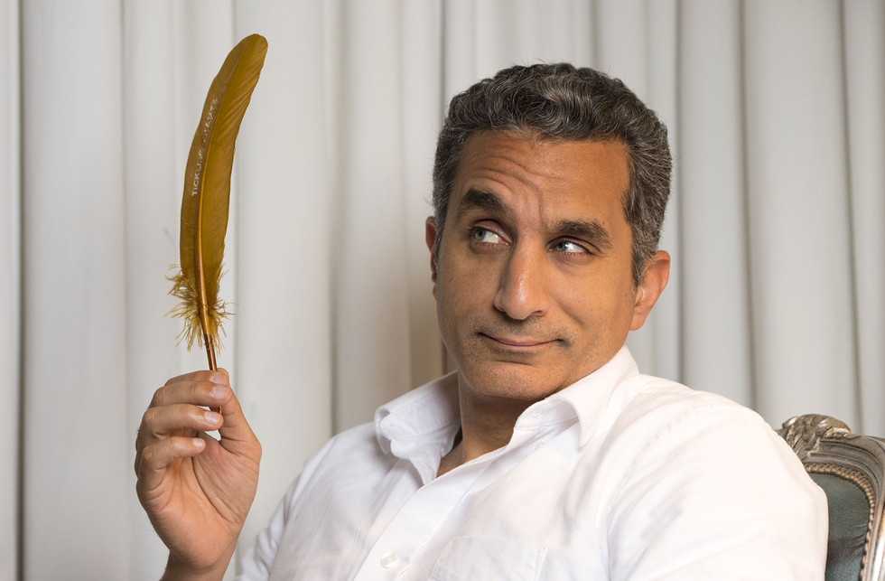 L’émission YouTube de Bassem Youssef, Plant B, a été vue plus de 8 millions de fois (AFP)