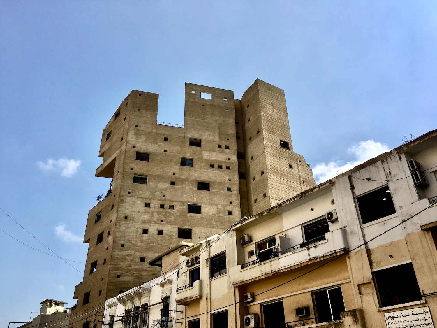 The Stone Garden building was left relatively unscathed by the blast (MEE/Chloe Domat)