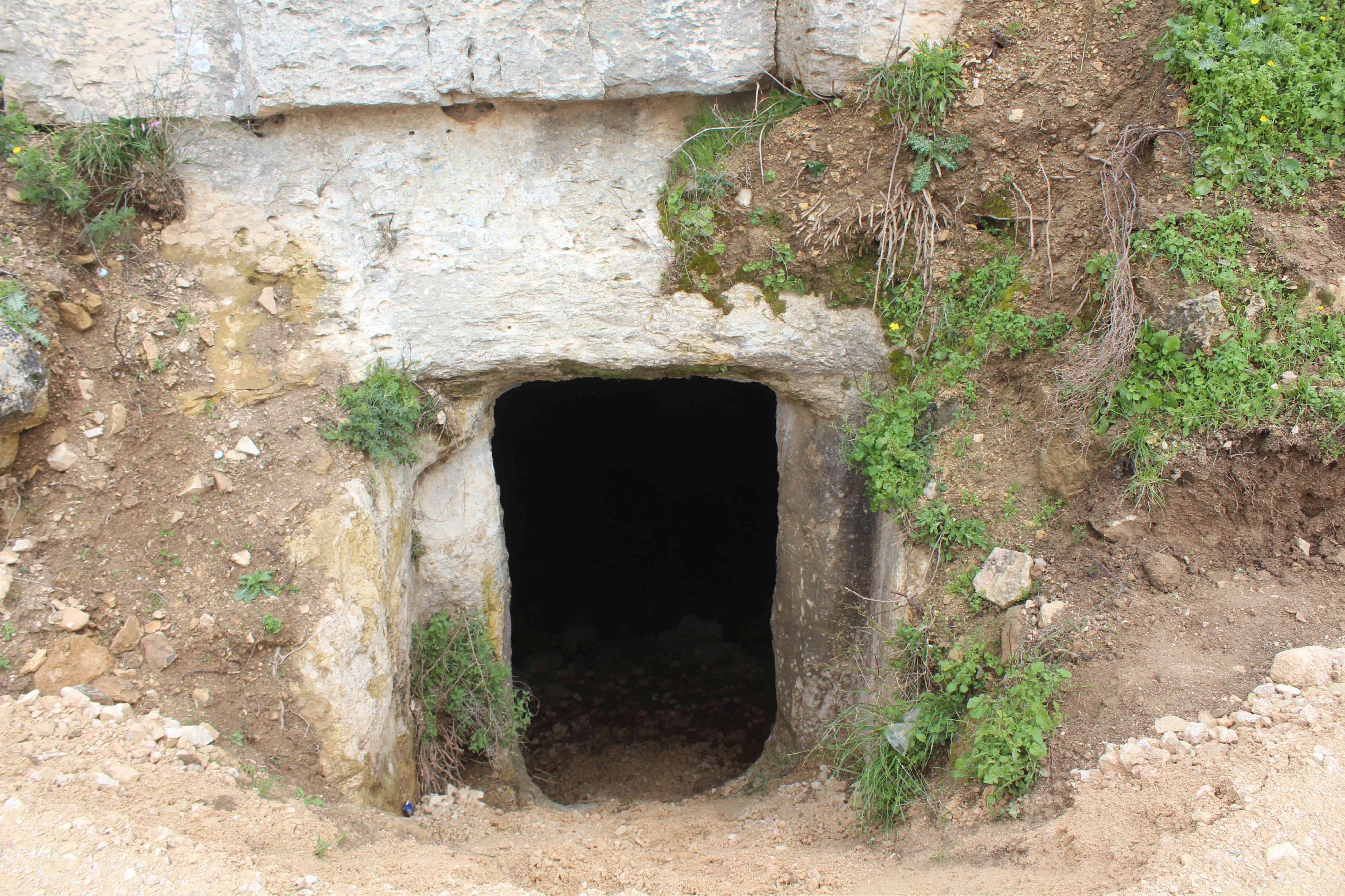 There are popular but unproven stories that in the past the storage tanks under the castle on Mount Al-Urma were used to store weapons and as prisons (MEE/Shatha Hammad)