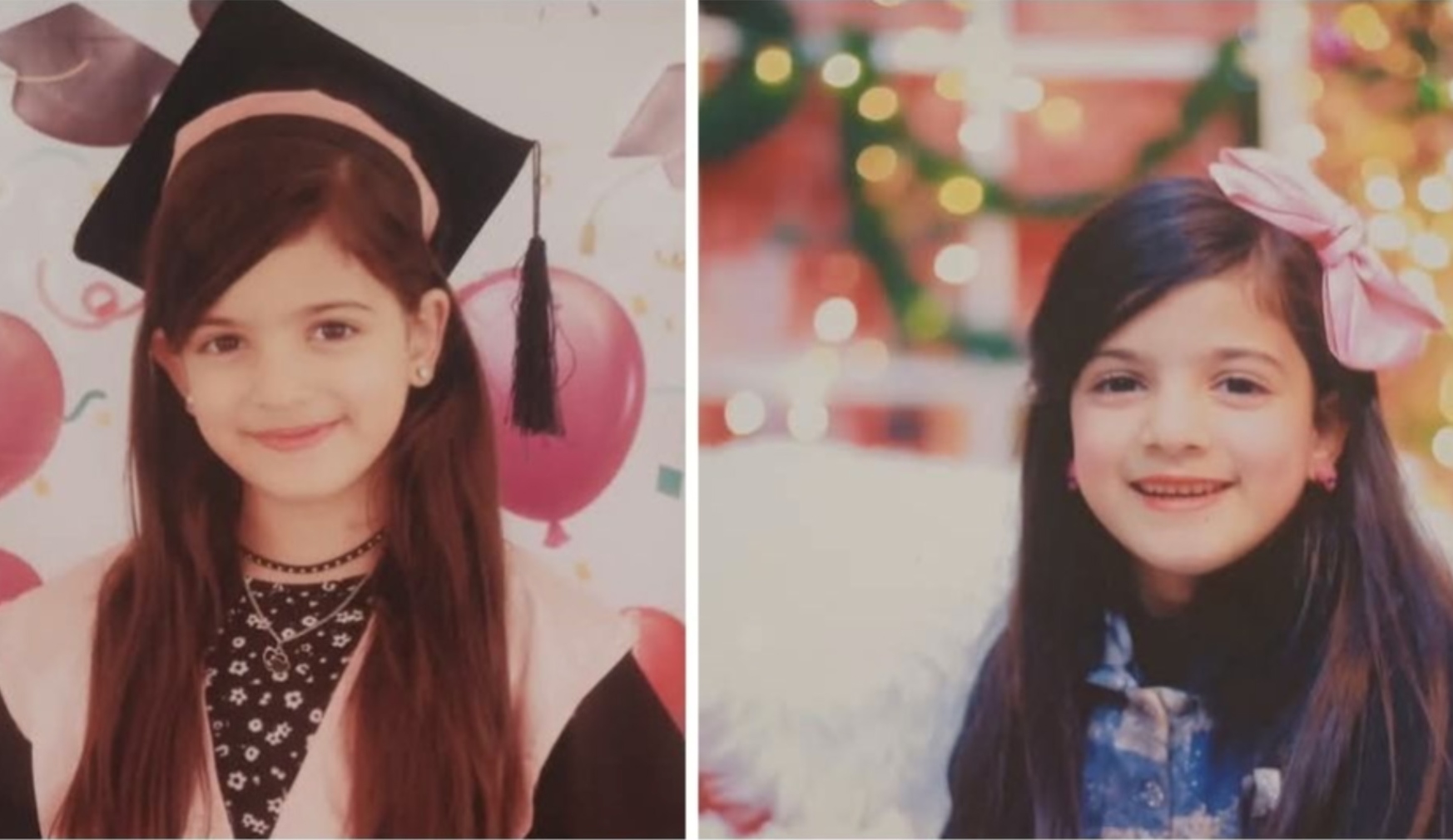 Bisan in a picture collage shared by her aunt on Facebook (Social media)