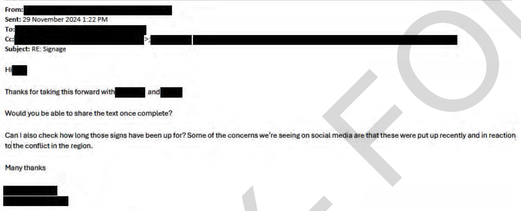 British Museum FOI emails