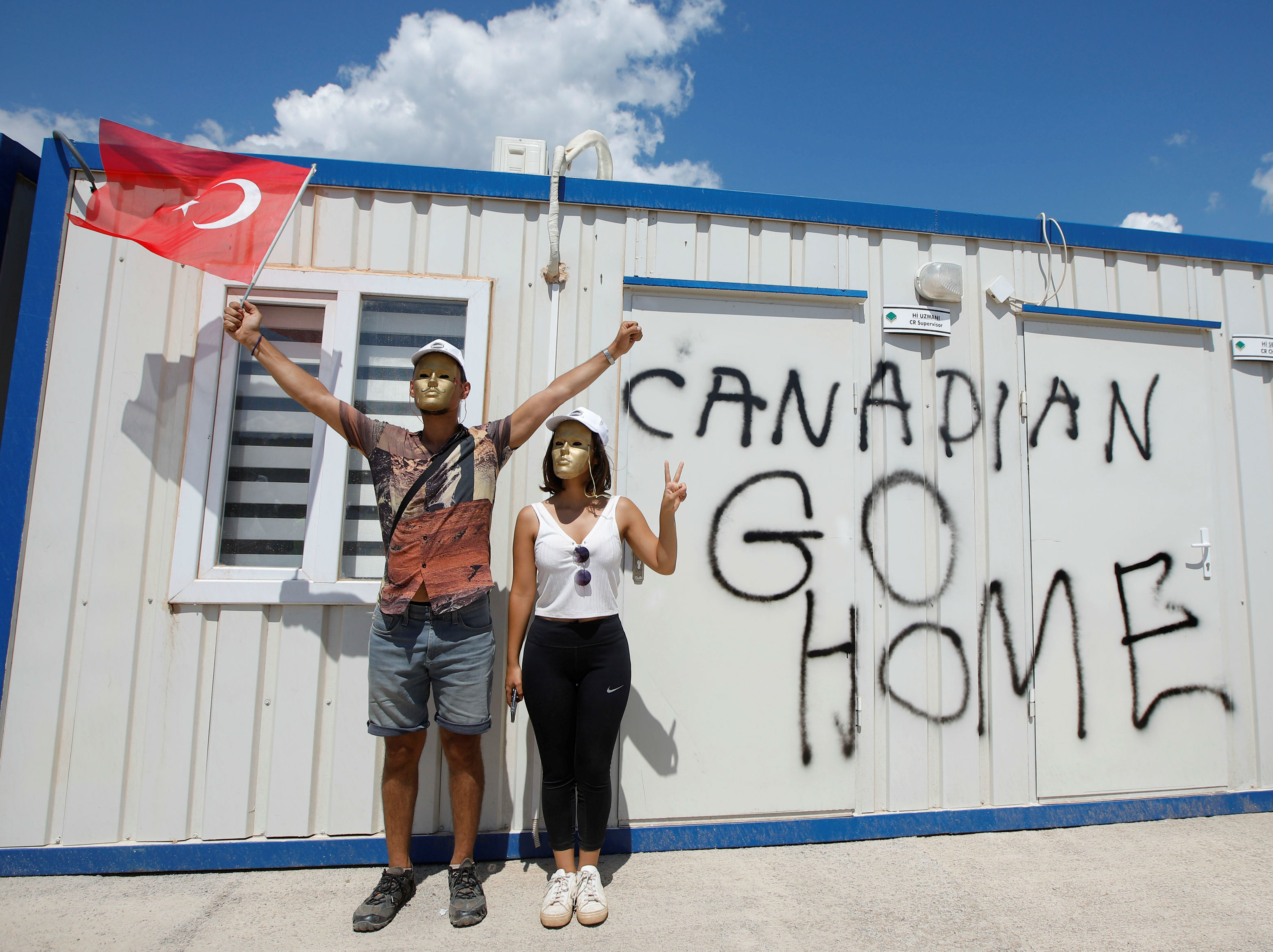 Activists say cyanide will be used to extract gold and will contaminate the soil and water in a nearby dam (AFP)