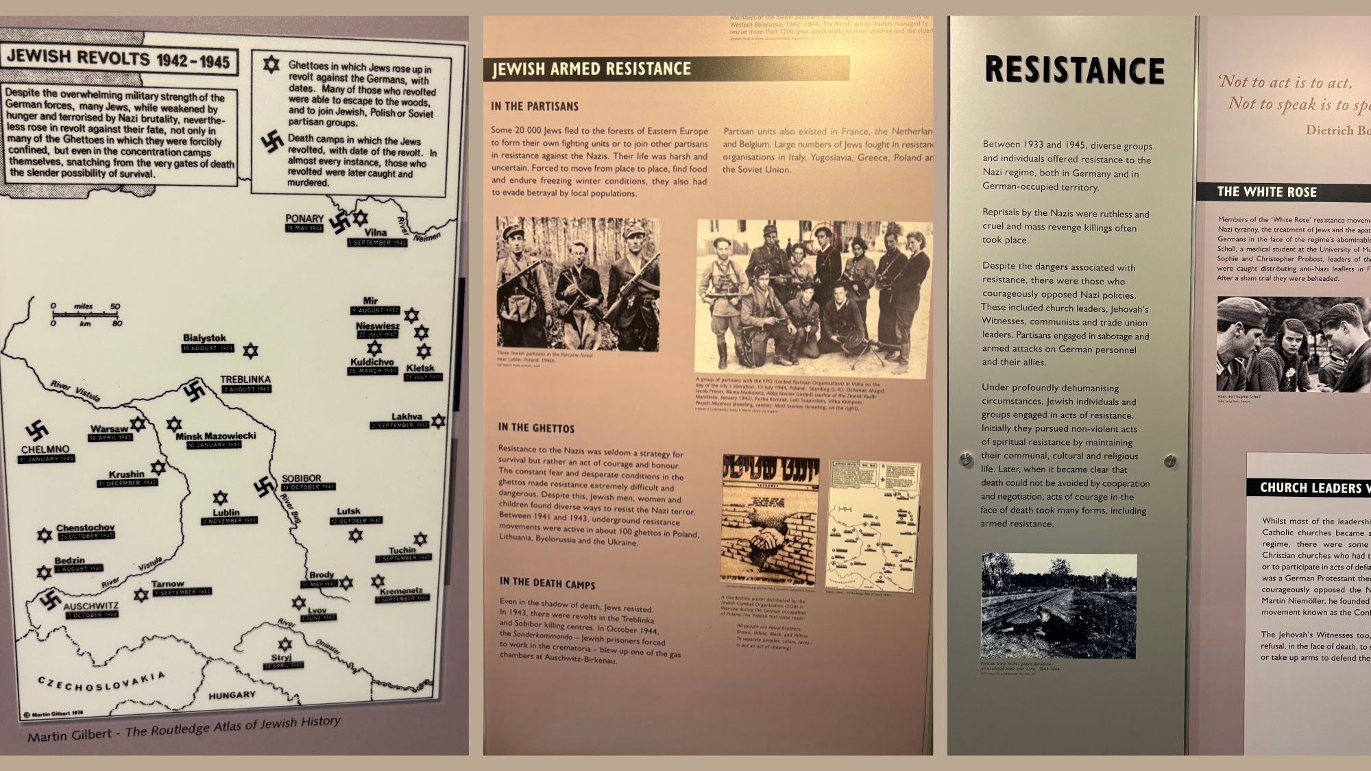 The Cape Town Genocide and Holocaust Centre showcases how Jews resisted Nazi rule during the Holocaust (MEE/Azad Essa)