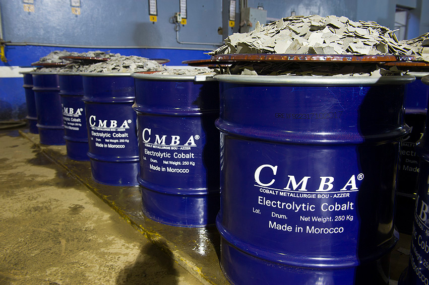 Cobalt sourced from Managem's Bou Azzer mine in Ouarzazate province Morocco. Courtesy of Managem