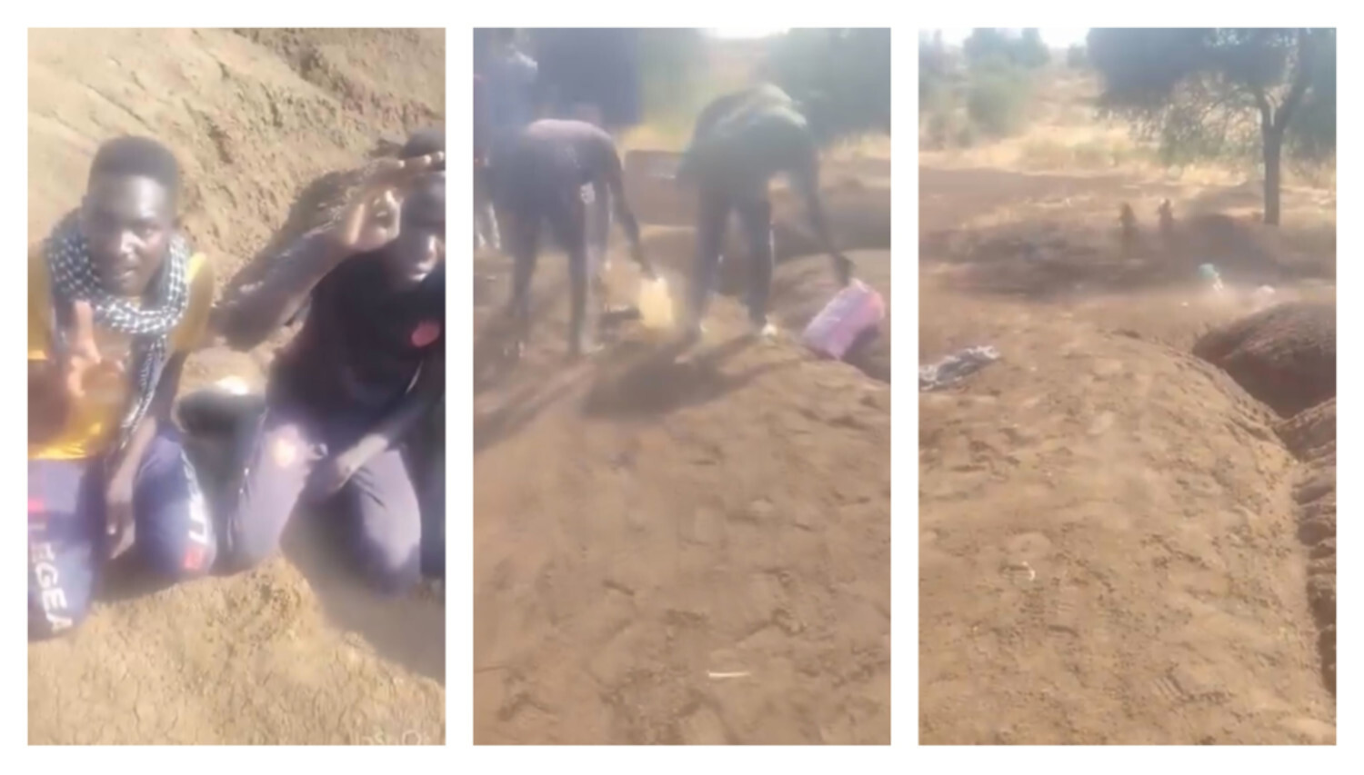 Six men detained by the RSF are allowed to flee before being shot at (social media)