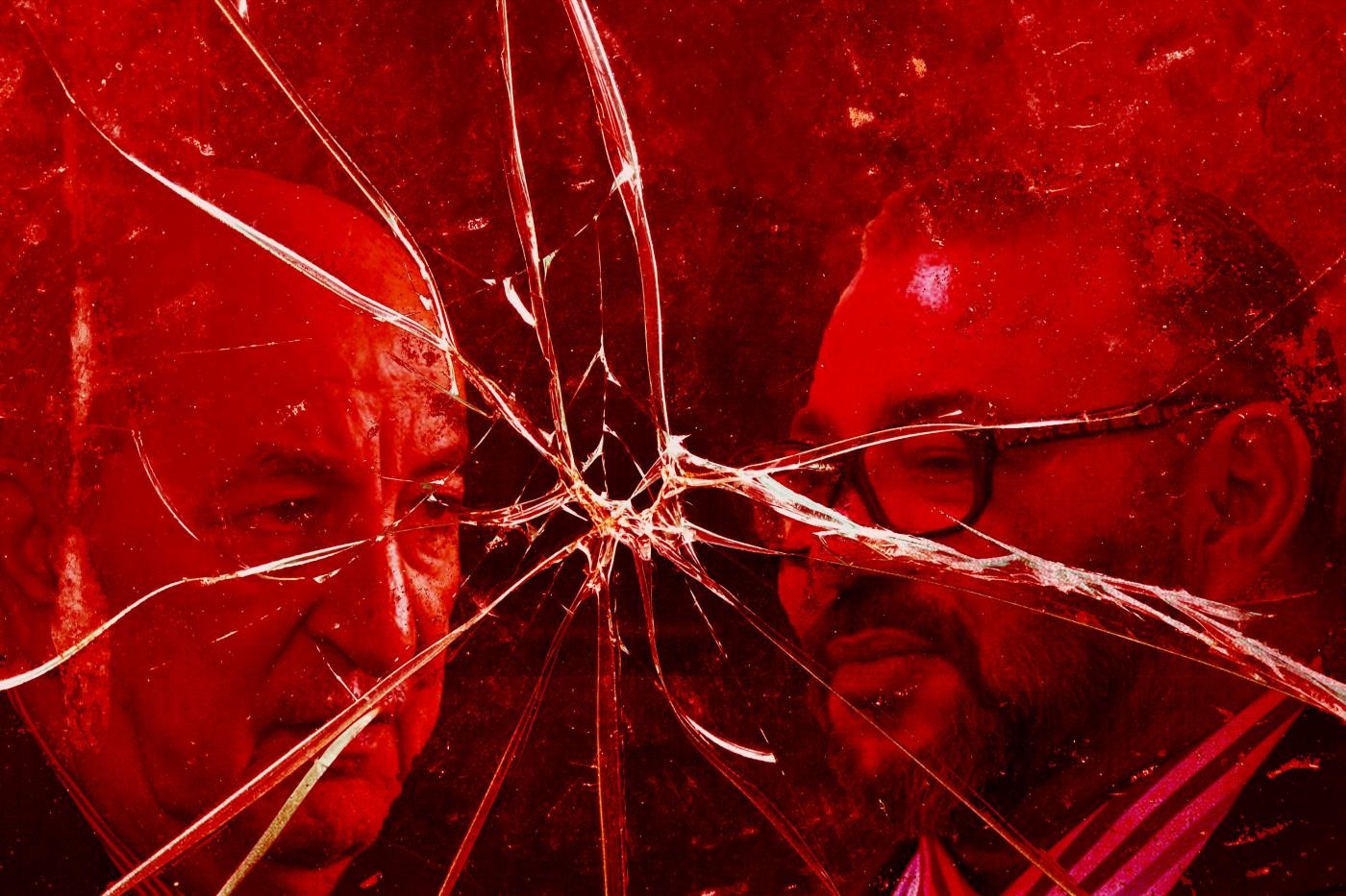 Algerian President Abdelmadjid Tebboune and King Mohammed VI of Morocco (MEE / Mohamad Elaasar)