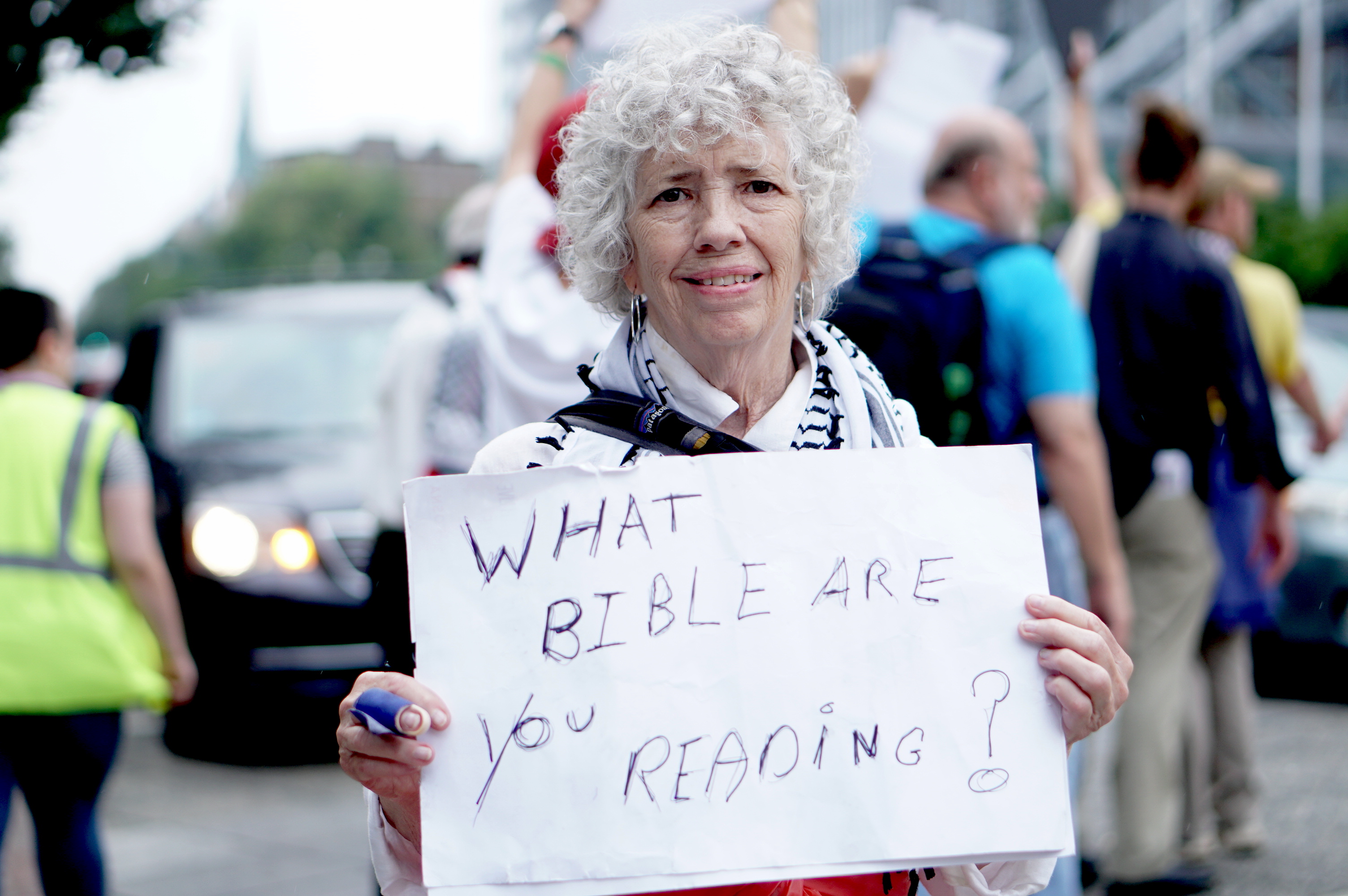 CUFI Christian protesters Palestine DC