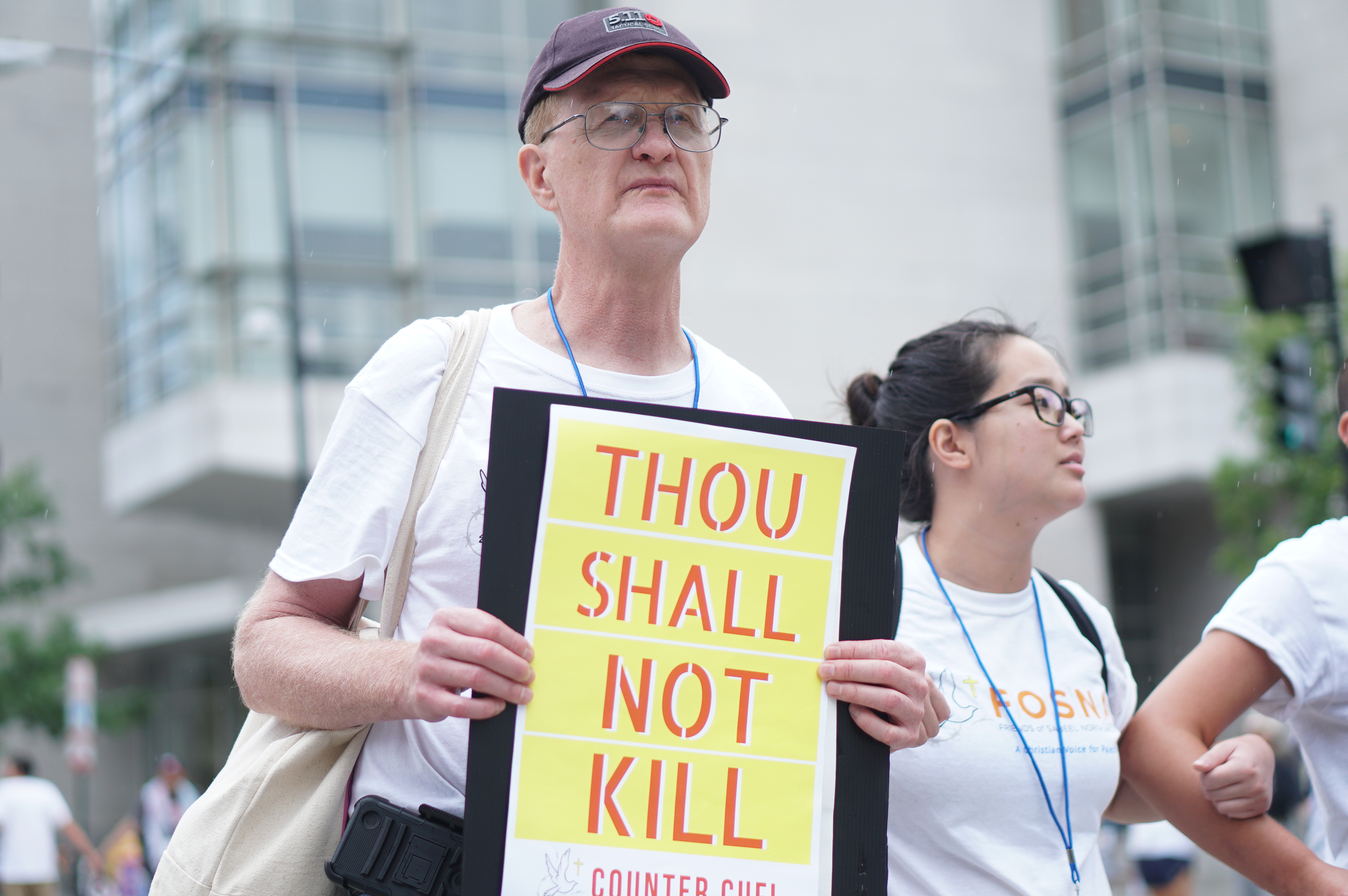 CUFI Christian protesters Palestine DC