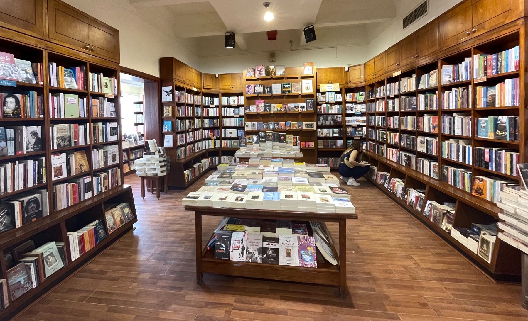 The interior of DIwan's flagship store in Zamalek, Cairo (Diwan)