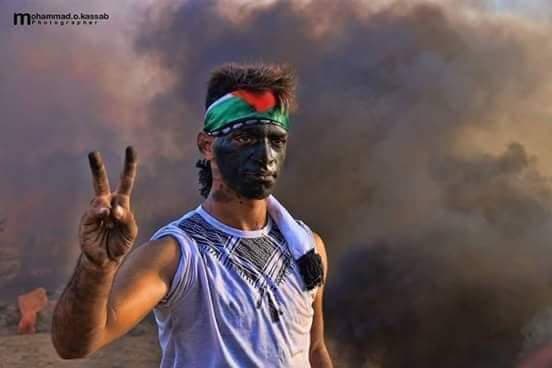 Emad Shahin près de la frontière israélienne avec Gaza (document fourni)