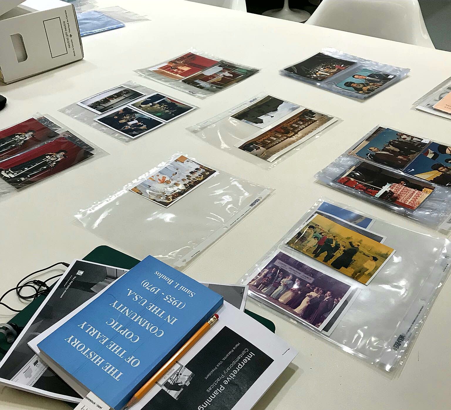 Catalogue de la première donation aux archives Clara Thomas compilé par Egypt Migrations, en 2018 (archives Clara Thomas)