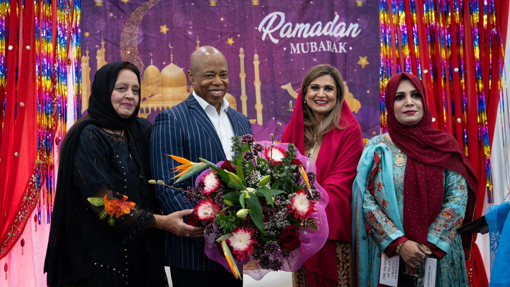 Pakistani American Skilled Women Organization (PASWO) and Mayor Eric Adams (Eric Adams/X)