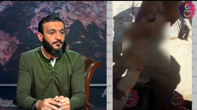 Screenshot of Abdullah al-Sharif's show which aired on YouTube last Thursday (YouTube)