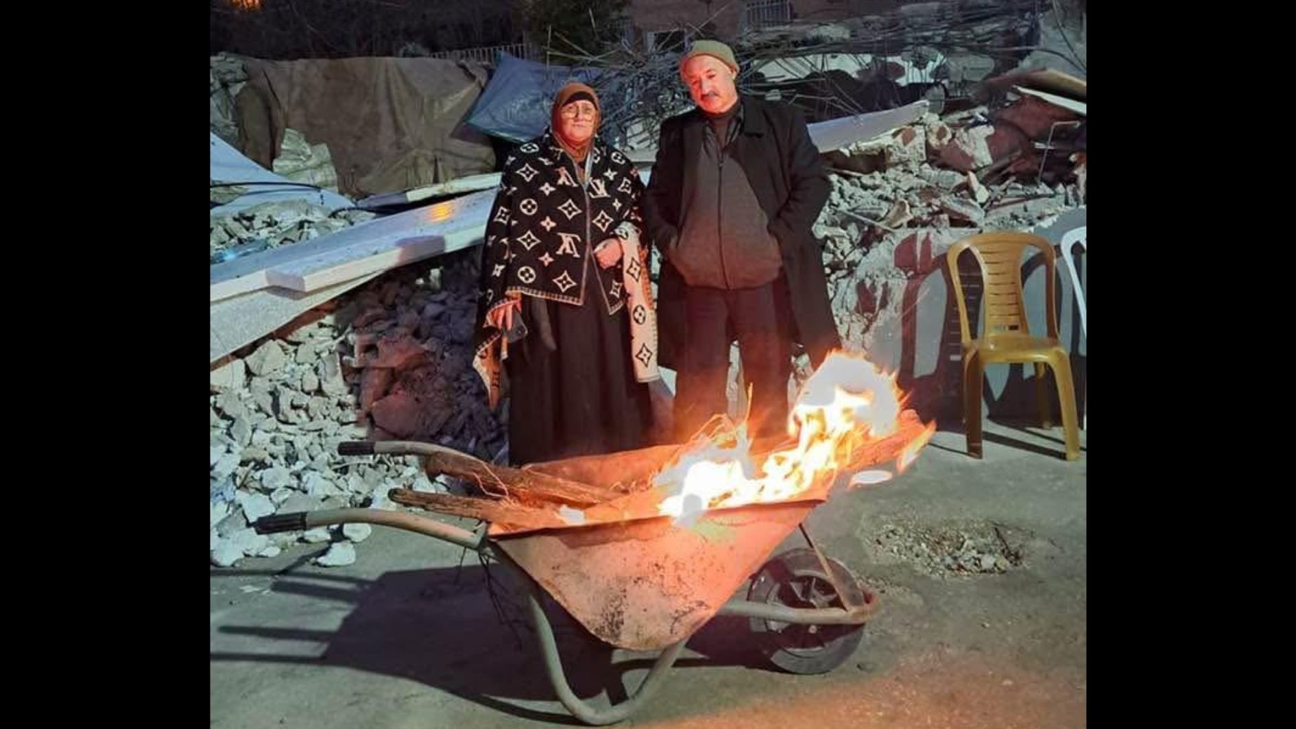 Fakhri Abu Diab and his wife 